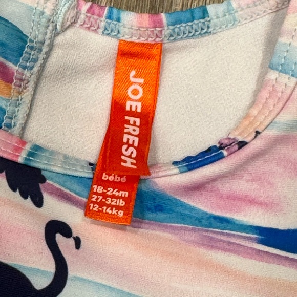 Joe Fresh 18-24 month Swimsuit Flamingo Beach J34 - Picture 2 of 3